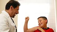 Doctor and young patient