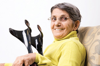 Elderly Woman Smiling