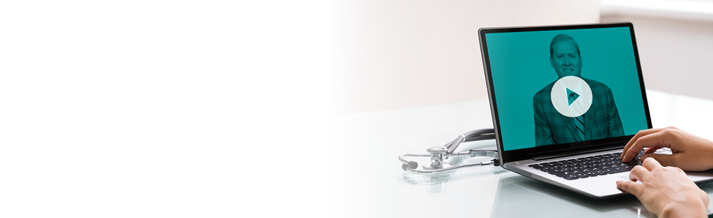 video playing on laptop computer