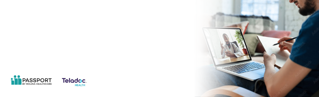 person talking to doctor on computer