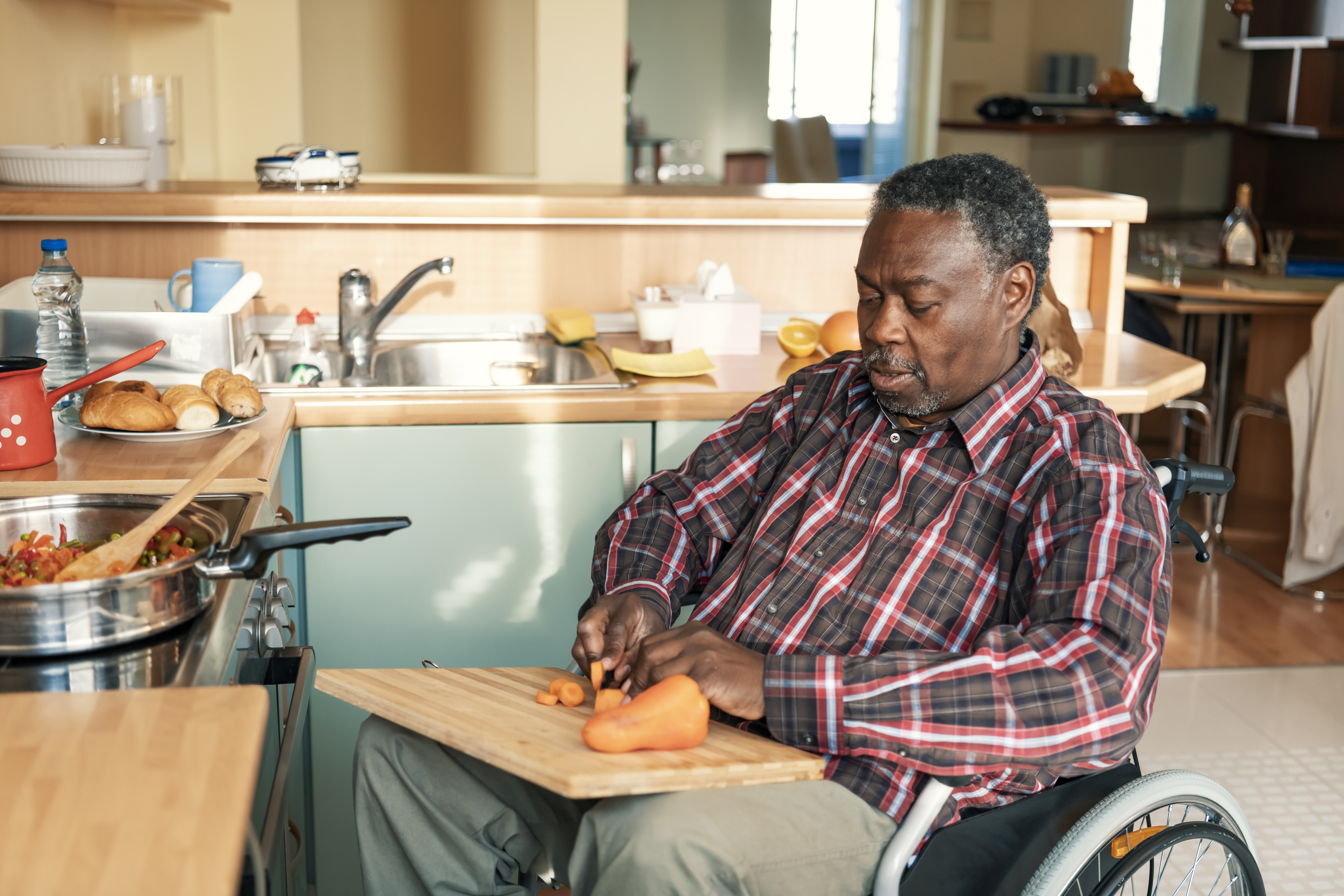 Doctors looking at patients records